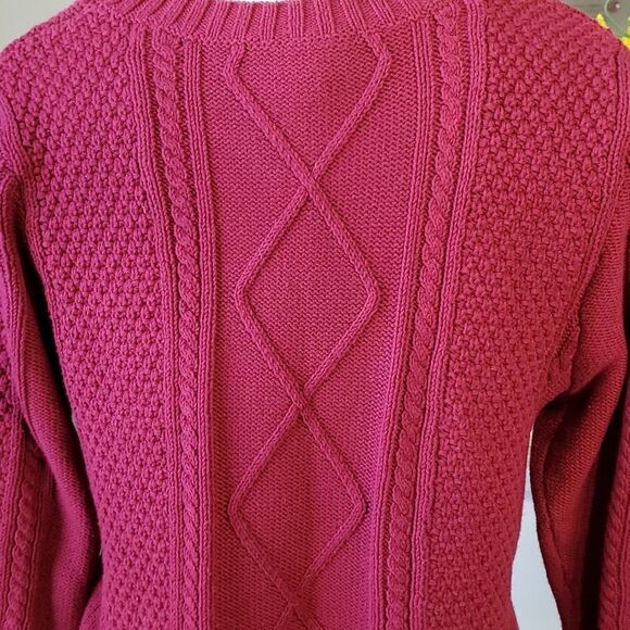 KELLY, by Clinton Kelly, cable knit sweater with sequins. Size large. Be…‎ - Picture 5 of 9